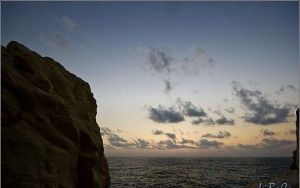 Sunset at Rosh Haniqra