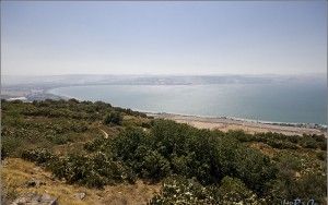 Kineret from the Golan heights