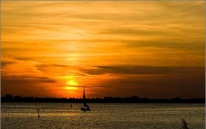 Sunset at Eemmeerdijk