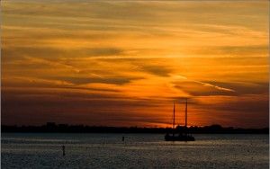 Sunset at Eemmeerdijk