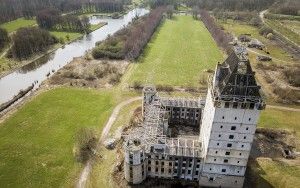 Kasteel Almere by drone