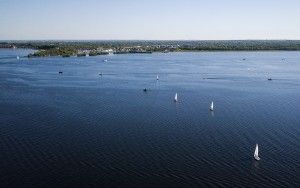 Gooimeer by drone