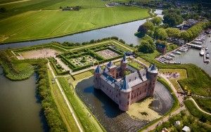 Muiderslot by Drone