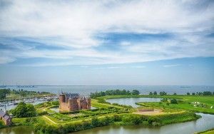 Muiderslot by Drone