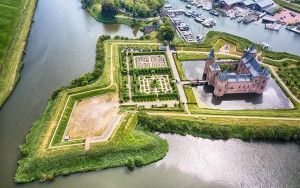 Muiderslot by Drone