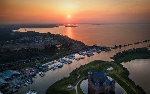 Sunset at Muiderslot