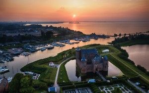 Sunset at Muiderslot