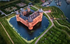 Sunset at Muiderslot