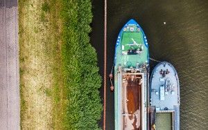 Empty boats from my drone