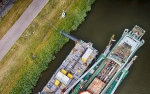 Industrial barge from my drone