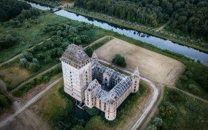 Almere Castle from my drone during sunset