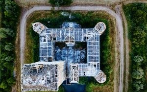 Almere Castle from my drone during sunset