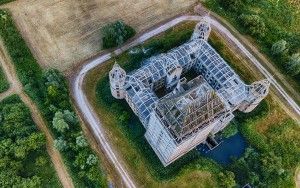 Almere Castle from my drone during sunset