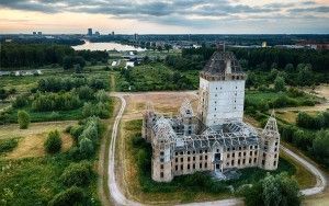 Almere Castle from my drone during sunset