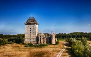 Almere Castle in the sun