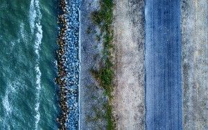 Patterns from my drone during sunset