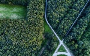 Roads crossing from my drone