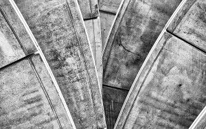 Structure and patterns on parking garage