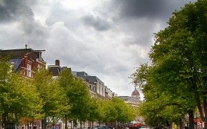 Weteringschans canal in Amsterdam