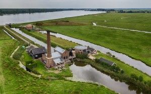 Stoomgemaal Arkemheen by drone