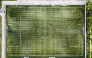 Football training pitch from my drone