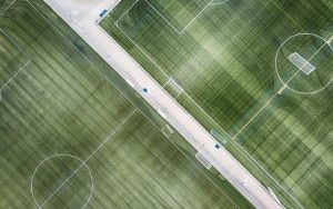 Football training pitches from my drone