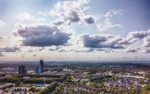 Almere city centre and Waterwijk from my drone