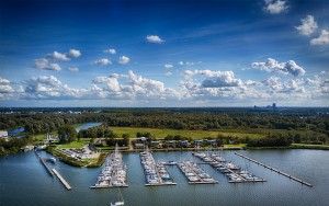 Oostvaardersdiep marina from my drone