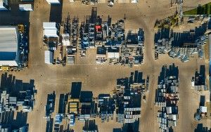 Neatly organised piles from my drone