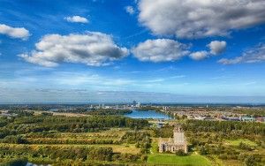 Almere Castle from my drone on a beautiful day