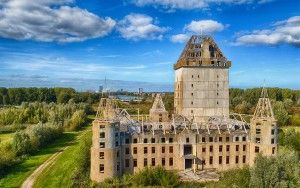 Almere Castle ruin from my drone