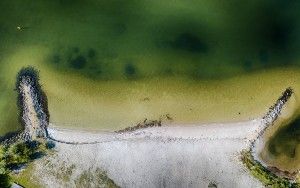 Empty beach from my drone