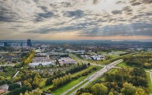 Almere from my drone in autumn
