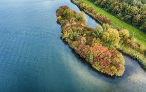 Autumn island from my drone