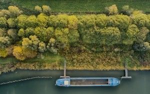 Empty boat from my drone