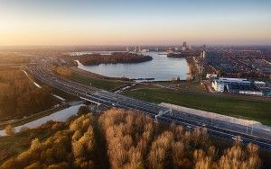 Highway A6 from my drone