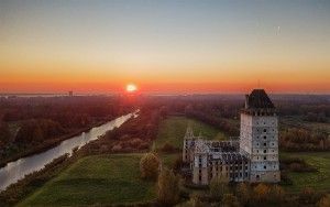 Almere Castle from my drone during sunset