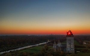 Almere Castle from my drone during sunset