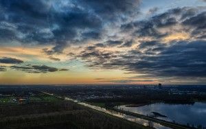 Sunset sky from my drone