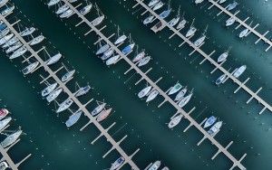 Muiderzand marina from my drone