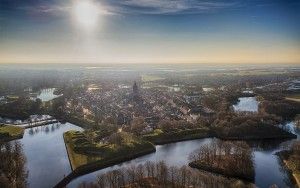 Start fort Naarden-vesting from my drone