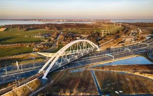 Zandhazenbrug during sunset