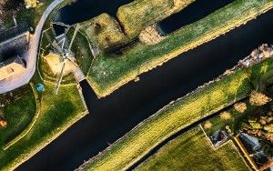 Top-down windmill picture