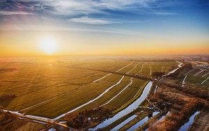 Orange sunset from my drone