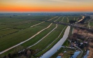 Fields near Weesp from my drone