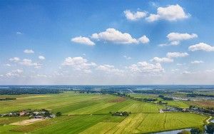 Muiderslot castle by drone