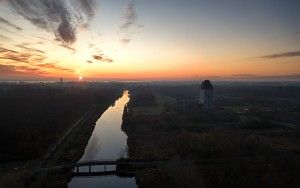 Almere Castle from my drone during sunset