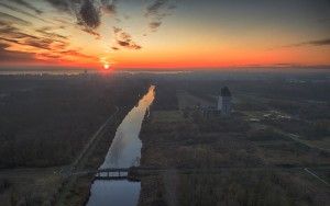 Almere Castle from my drone during sunset