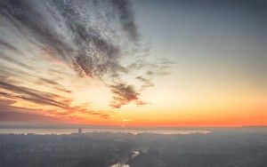 Almere Castle from my drone during sunset