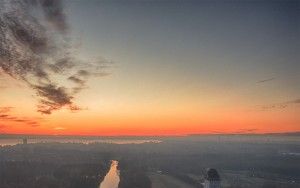 Almere Castle from my drone during sunset